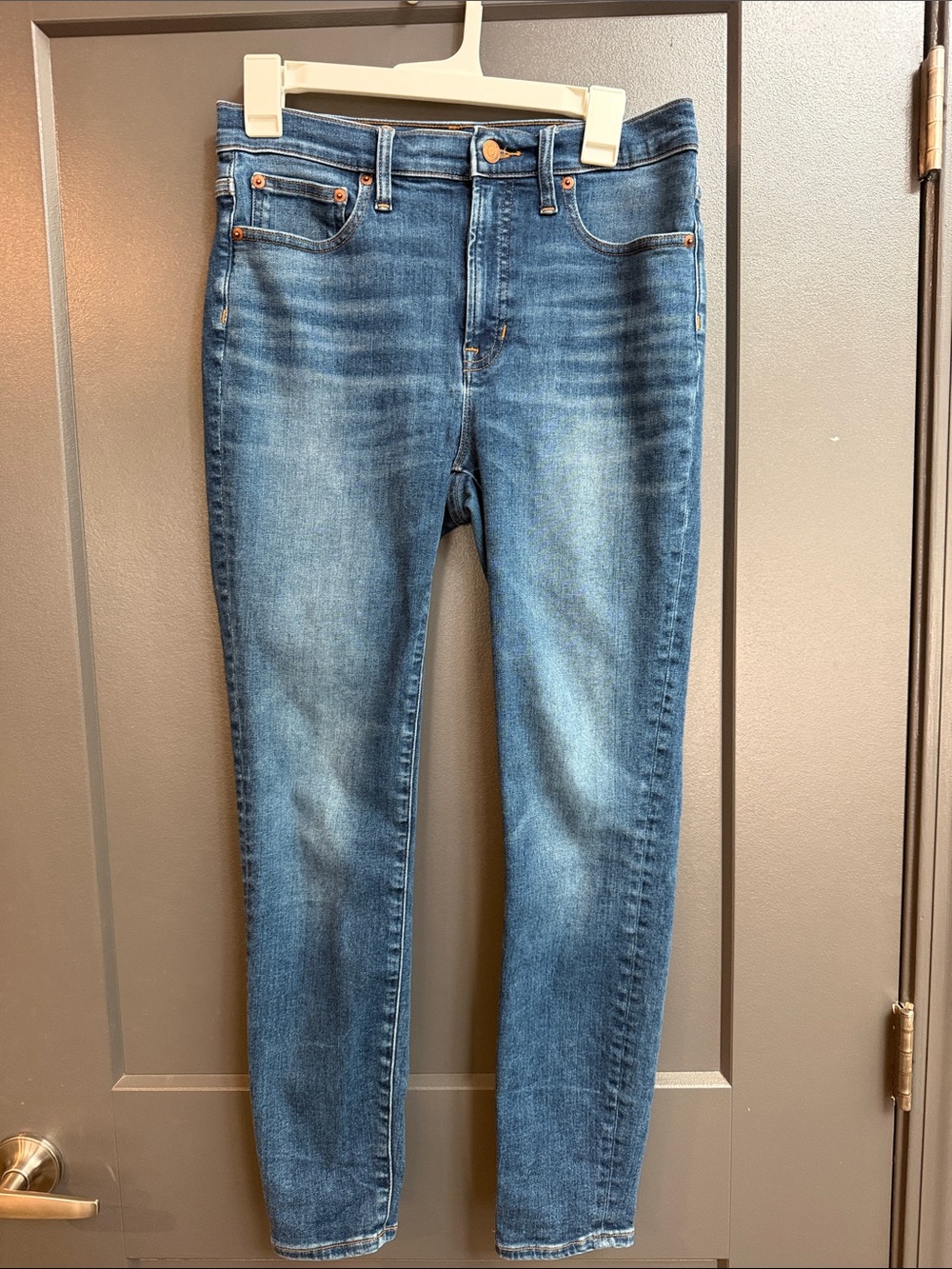 Women's J Crew Toothpick 10” Stretch Skinny Jeans